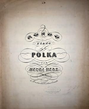 Seller image for Rondo pour le piano sur la polka par Henri Herz for sale by Paul van Kuik Antiquarian Music