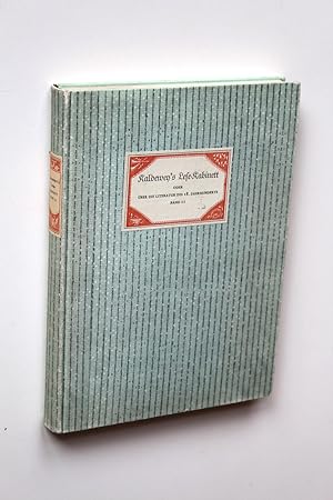 Kaldewey's Lese-Kabinett oder über die Literatur des 18. Jahrhunderts. Band 11. Katalog 47.