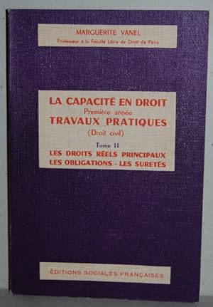 Bild des Verkufers fr LES DROITS REELS PRINCIPAUX. LES OBLIGATIONS. LES SURETES zum Verkauf von Fbula Libros (Librera Jimnez-Bravo)