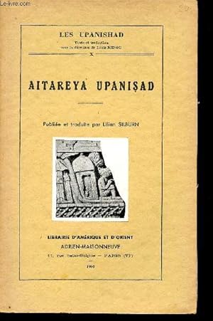 Imagen del vendedor de Aitareya Upanisad - Collection Les Upanishad X. a la venta por Le-Livre