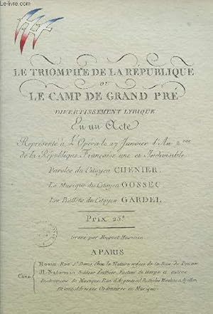 Bild des Verkufers fr Bicentenaire de la Rvolution franaise (1789-1989) - Programme zum Verkauf von Le-Livre