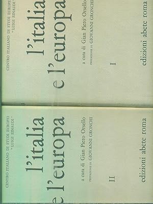 Seller image for L'Italia e l'Europa. 2vv for sale by Librodifaccia