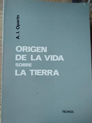 Imagen del vendedor de Origen de la vida sobre la tierra a la venta por Comprococo