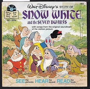 Walt Disney's Story of Snow White and the Seven Dwarfs - A Disney Record and Book No.310