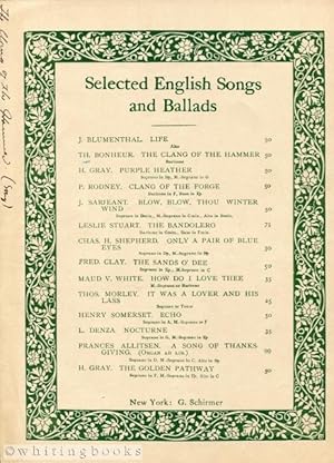 Imagen del vendedor de The Clang of the Hammer [Selected English Songs and Ballads] a la venta por Whiting Books