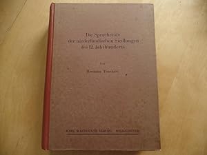 Die Sprachreste der niederländischen Siedlungen des 12. Jahrhunderts.