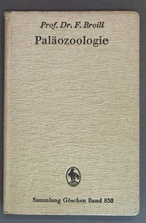 Bild des Verkufers fr Palozoologie. Sammlung Gschen: Band 836. zum Verkauf von books4less (Versandantiquariat Petra Gros GmbH & Co. KG)