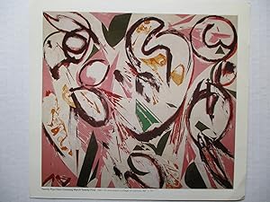 Seller image for Lee Krasner Solstice Pace Gallery 1981 Exhibition invite postcard for sale by ANARTIST