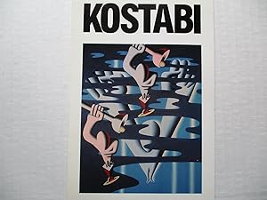 Seller image for Mark Kostabi Neo Geo to Neo CEO Access Gallery 1988 Exhibition invite postcard for sale by ANARTIST