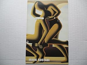 Seller image for Mark Kostabi Martin Lawrence Modern 1995 Exhibition invite postcard for sale by ANARTIST