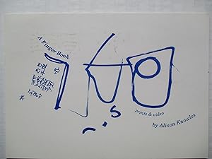 Seller image for Alison Knowles A Finger Book Prints and Video Emily Harvey Gallery 1990 Exhibition invite postcard for sale by ANARTIST