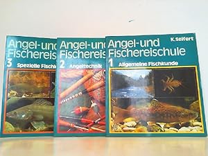 Angel- und Fischereischule. Hier Band 1-3 in 3 Heften komplett. I. Allgemeine Fischkunde. / 2. An...