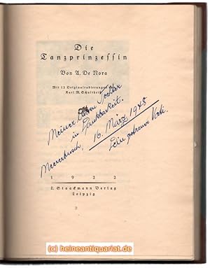 Die Tanzprinzessin. Mit 12 Originalradierungen von Karl M. Schultheiß.