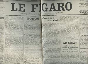 Seller image for A la une - Fac-simil 2- vol.?-Le Figaro 67e anne 3e srie n341 merc. 7 dc. 21 - Aux pays dvasts - L'accord irlandais - Au snat, M. Briand interpell prononce un grand discours - L'ordre du jour de confiance est vot par 249 voix contre 12. for sale by Le-Livre