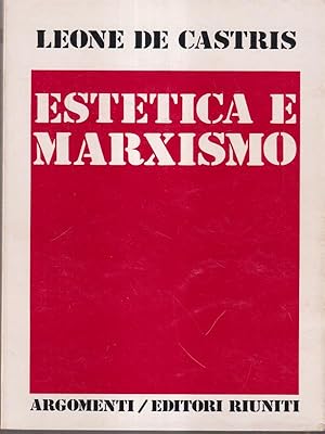 Immagine del venditore per Estetica e marxismo. venduto da Librodifaccia