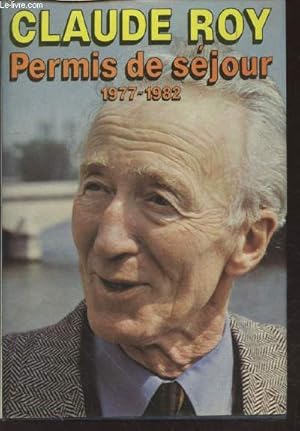 Imagen del vendedor de Permis de sjour 1977-1982 a la venta por Le-Livre