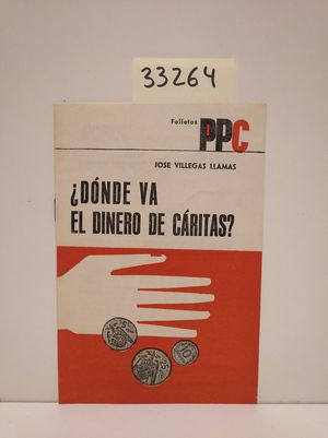 Imagen del vendedor de DNDE VA EL DINERO DE CRITAS? a la venta por Librera Circus