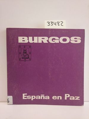 Seller image for BURGOS. ESPAA EN PAZ. 1964. INCLUYE MAPA for sale by Librera Circus