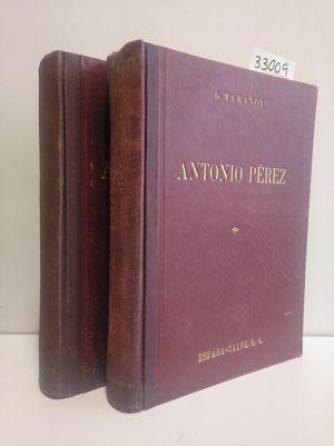 Imagen del vendedor de ANTONIO PREZ (2 VOLMENES) a la venta por Librera Circus