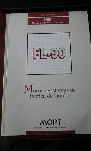 Imagen del vendedor de MUROS RESISTENTES DE FBRICA DE LADRILLO (Madrid, 1991) NBE FL-90 a la venta por Multilibro