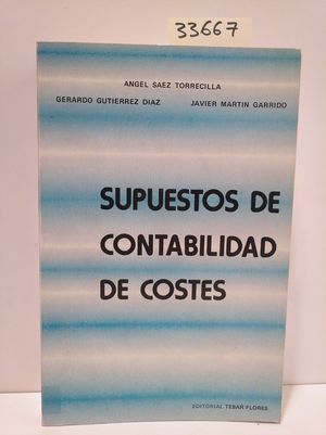 Imagen del vendedor de SUPUESTOS DE CONTABILIDAD DE COSTES a la venta por Librera Circus