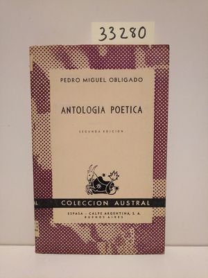 Imagen del vendedor de ANTOLOGÍA POÉTICA a la venta por Librería Circus