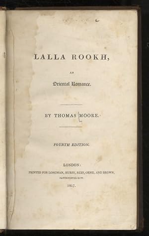 Lalla Rookh, an Oriental Romance. By Thomas Moore. Fourth Edition.