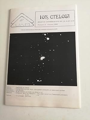 ¡Oh Cielos! : boletín informativo de la A.A.U.A.M., número 2, verano 1990