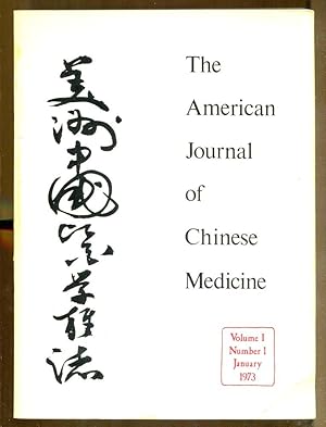 Imagen del vendedor de The American Journal of Chinese Medicine: Volume 1, Number 1 a la venta por Dearly Departed Books