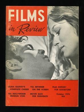 Bild des Verkufers fr Films in Review (October 1970) [cover: Robert Forster and Lauren Hutton in PIECES OF DREAMS] zum Verkauf von ReadInk, ABAA/IOBA