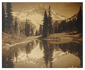 Seller image for Reflections of Mt. Tacoma in Mirror Lake. for sale by John Windle Antiquarian Bookseller, ABAA