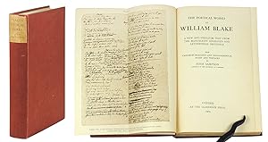 Seller image for The Poetical Works. A New and Verbatim Text from the Manuscript Engraved and Letterpress Originals, with Variorum Readings and Bibliographical Notes and Prefaces by John Sampson. for sale by John Windle Antiquarian Bookseller, ABAA