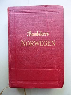 Bild des Verkufers fr Norwegen, Dnemark, Island, Spitzbergen. Handbuch fr Reisende. Mit 54 Karten, 17 Plnen, 6 Grundrissen und 3 Panoramen. Vierzehnte Auflage. zum Verkauf von Antiquariat Heinzelmnnchen