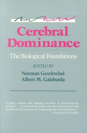 Image du vendeur pour Cerebral Dominance : The Biological Foundations mis en vente par GreatBookPricesUK