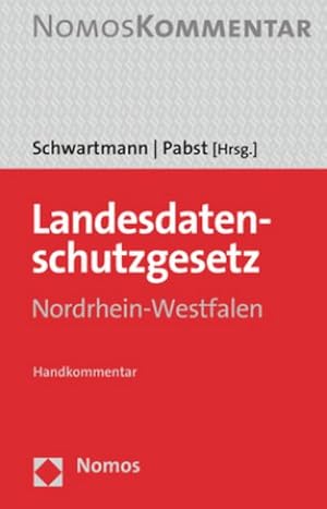 Immagine del venditore per Landesdatenschutzgesetz Nordrhein-Westfalen : Handkommentar venduto da AHA-BUCH GmbH
