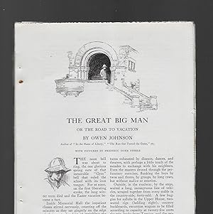 Imagen del vendedor de The Great Big Man Or The Road To Vacation a la venta por Legacy Books II