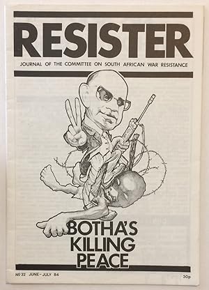 Resister: Journal of the Committee on South African War Resistance. No. 32 (June-July 1984)