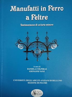 MANUFATTI IN FERRO A FELTRE: TESTIMONIANZE DI UN'ARTE MINORE. ANNO ACCADEMICO 2003-2004