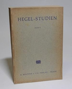 Seller image for Hegel-Studien Band 3. In Verbindung mit der Hegel-Kommission der Deutschen Forschungsgemeinschaft hg. von Friedhelm Nicolin und Otto Pggeler. for sale by Antiquariat Dr. Lorenz Kristen