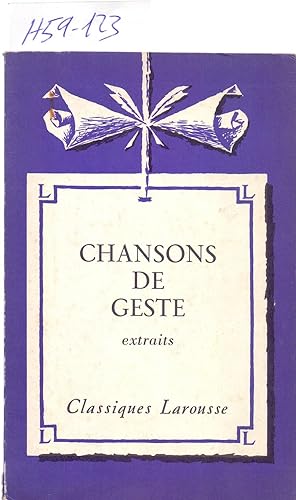 Seller image for EXTRAITS DES CHANSONS DE GESTE - EXTRAITS - for sale by Libreria 7 Soles
