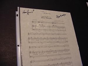 Seller image for SIGNED MUSICAL SHEET (AMQS) for sale by Daniel Montemarano