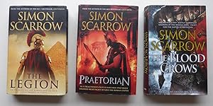 Seller image for The legion, with, Praetorian, and, The blood crows [3 books] for sale by Aucott & Thomas