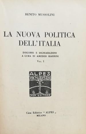 LA NUOVA POLITICA DELL' ITALIA