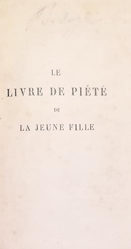 LE LIVRE DE LA PIETE DE LA JEUNE FILLE