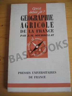 Géographie Agricole de la France