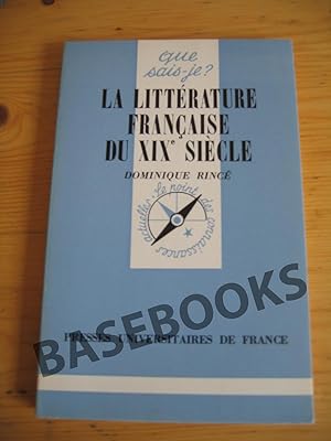 La Littérature Française du XIXe Siècle