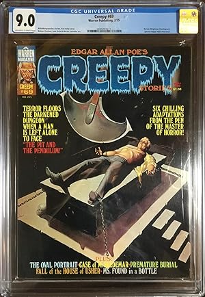 Immagine del venditore per CREEPY No. 69 (Feb. 1975) - CGC Graded 9.0 (VF/NM) venduto da OUTSIDER ENTERPRISES