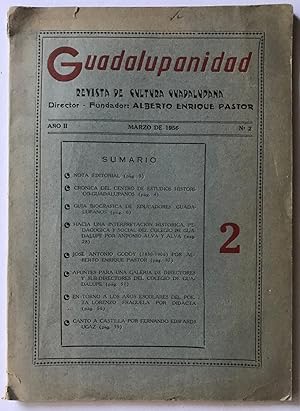 Guadalupanidad. Revista De Cultura Guadalupana. Año II, No. 2. Marzo de 1956