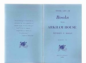 ( MAYS # 65 / 66 ) ARKHAM HOUSE Ephemera in Original Envelope: Stock List of Books from Arkham Ho...