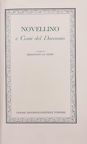 NOVELLINO E CONTI DEL DUECENTO